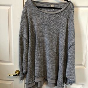 Free People oversized sweatshirt